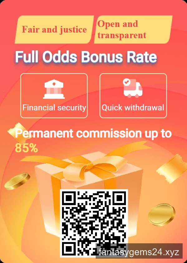 Fantasy Gems referral share card advertising permanent commission up to 85 percent